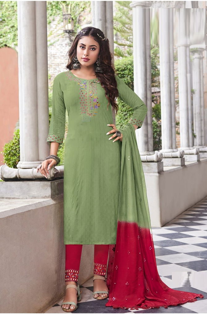 Karissa Bombay Beauty 3  Festive Wear Wholesale Kurti With Bottom Dupatta Collection
